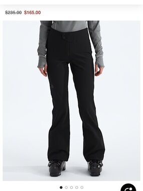 The North Face Black Boot-Cut Snoga Pants
